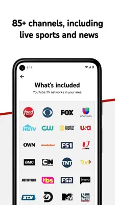 YouTube TV android App screenshot 1